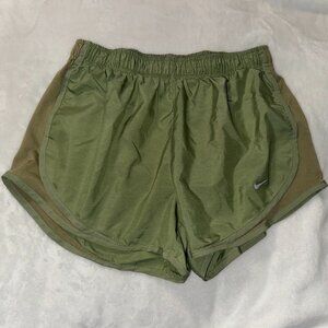 Nike Women's Olive Green Shorts